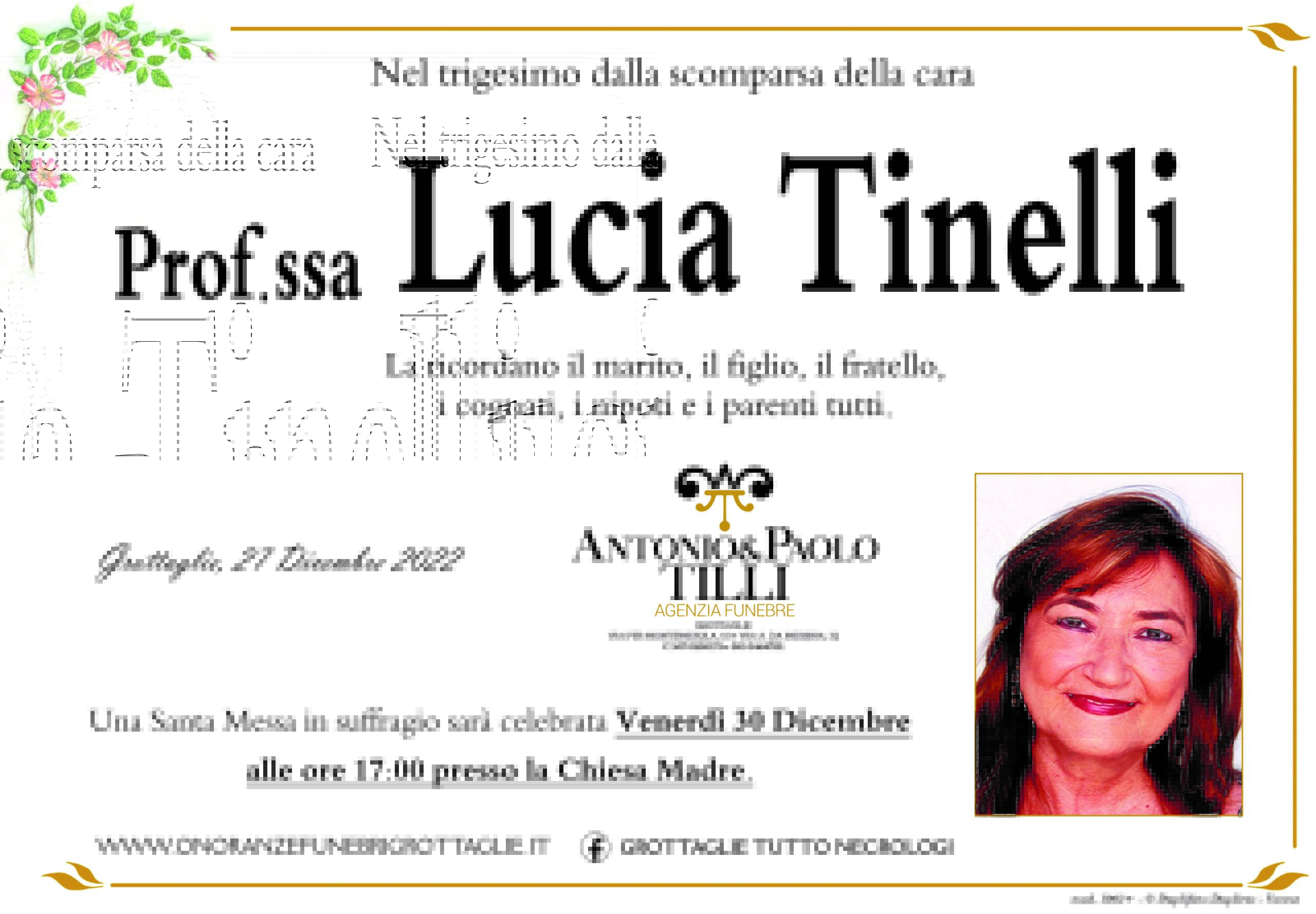 Lucia Tinelli Trigesimo