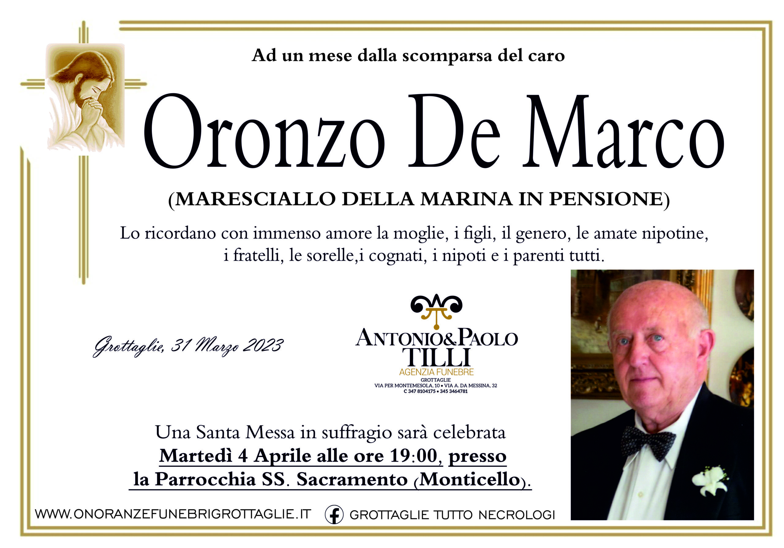 Trigesimo Oronzo De Marco