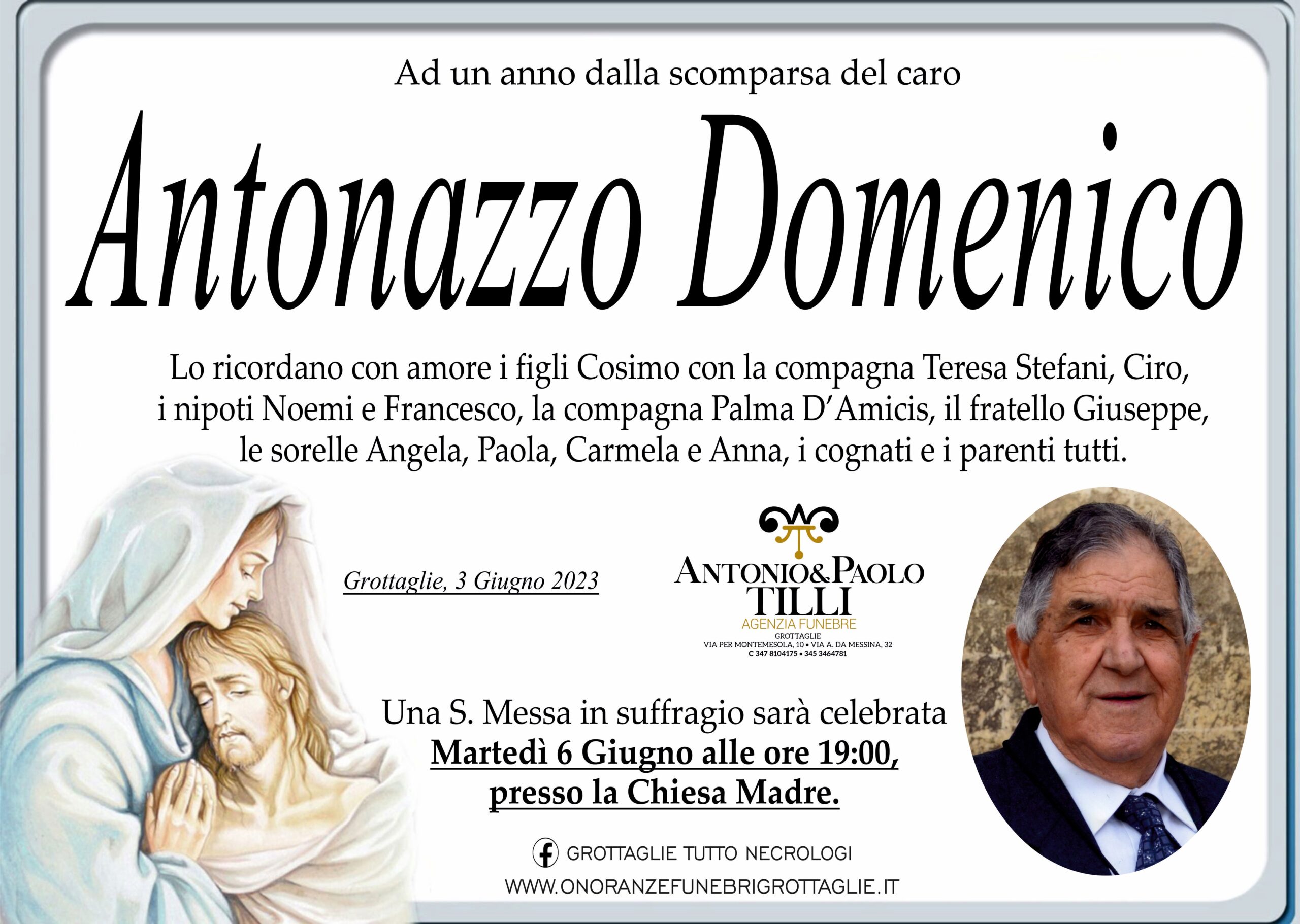 Anniveersario Antonazzo Domenico