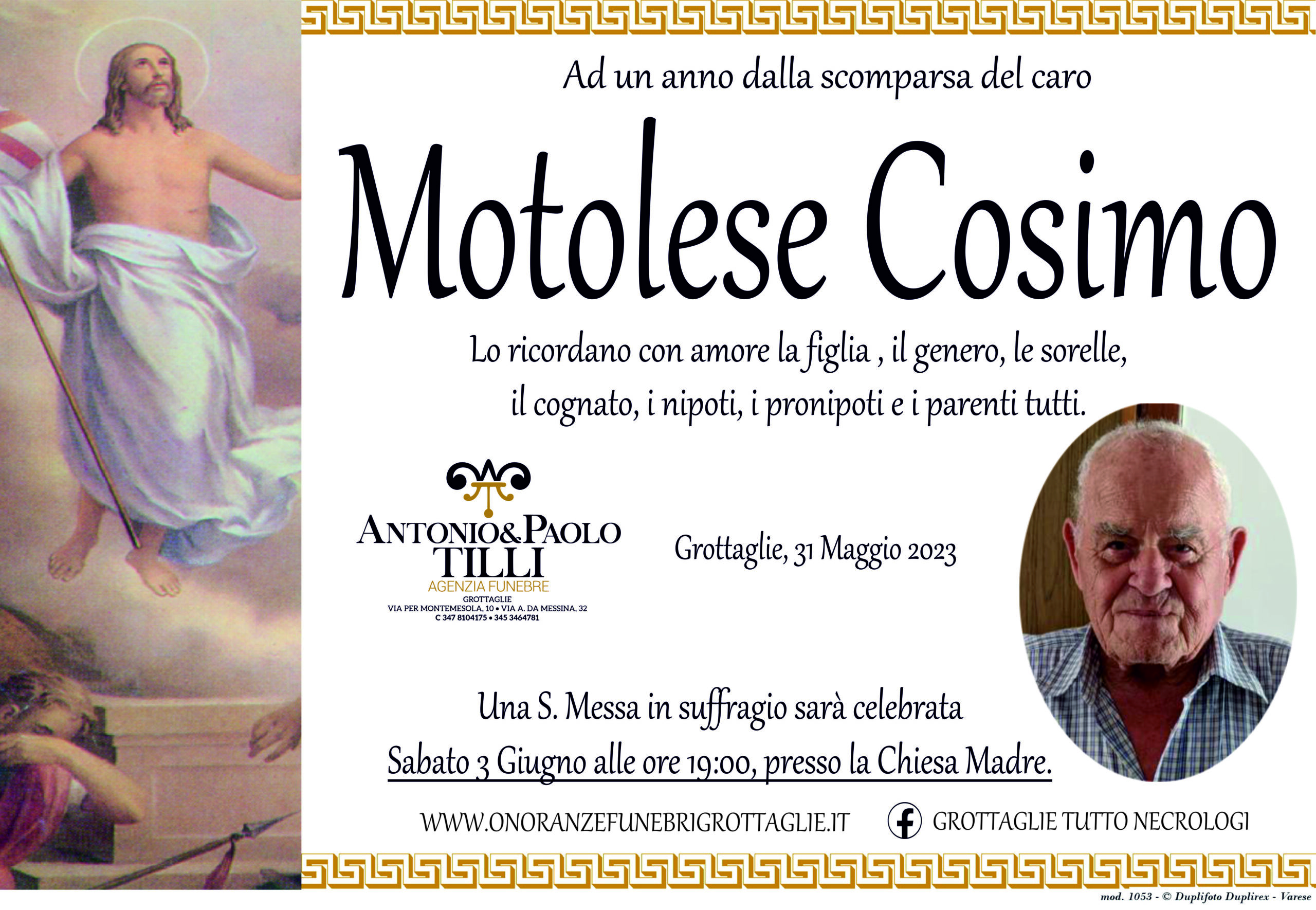 Anniversario Motolese Cosimo