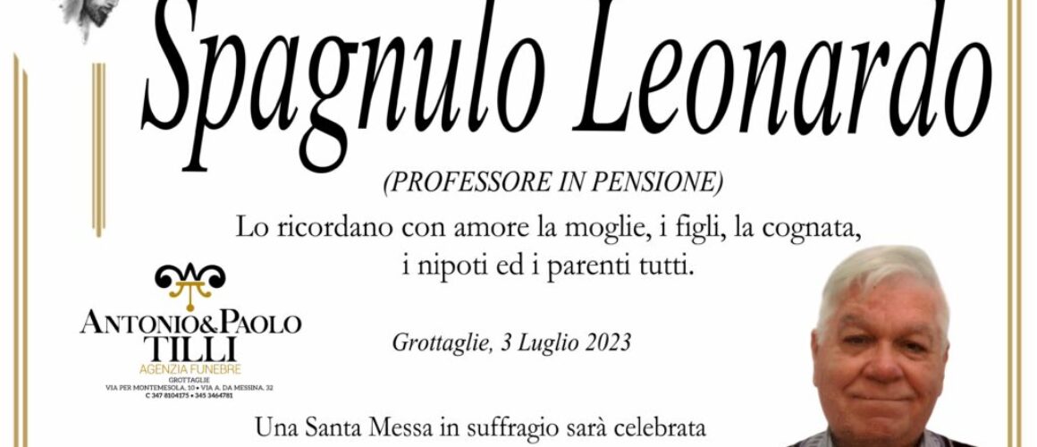 Trigesimo Spagnulo Leonardo